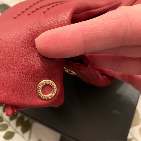 ⛔️SOLD⛔️Authentic Coach leather wool lined Glove - Picture 7 of 8